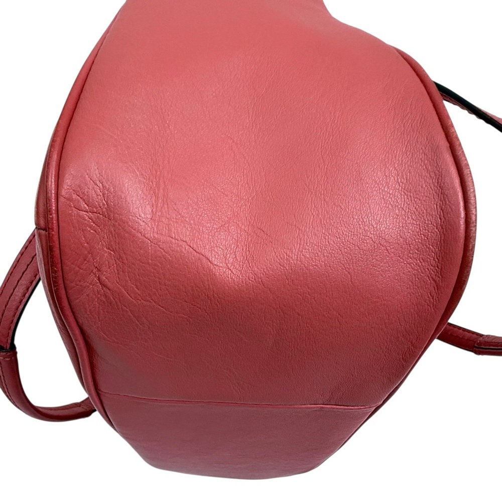 Coach Taylor Leather Marin Flap Satchel Coral Pink F26781 - Picture 11 of 16